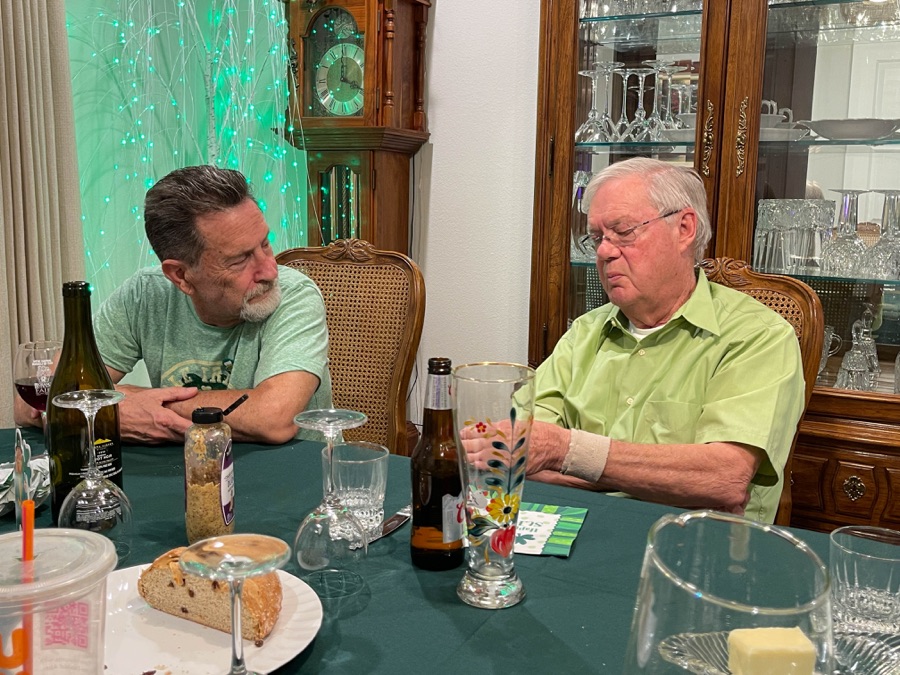 St. Patrick's Day 2022 dinner with family and Friends