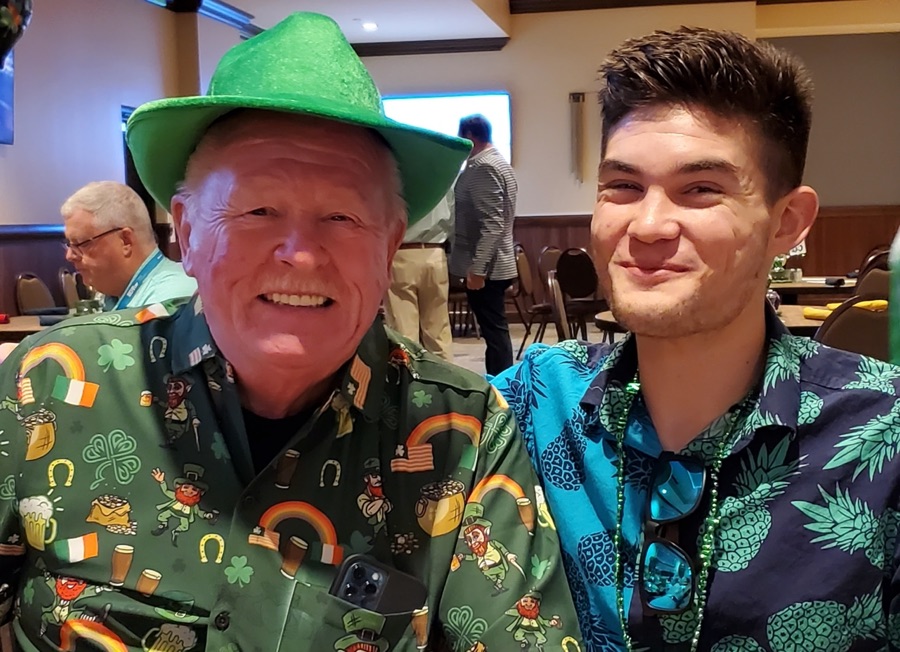 St Patrick's Day Lunch at Santa Ana Elks 2022