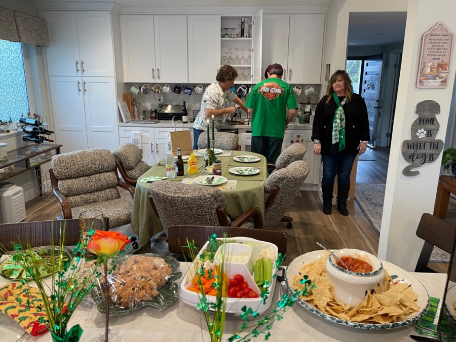 St Patricks Day dinner 2023