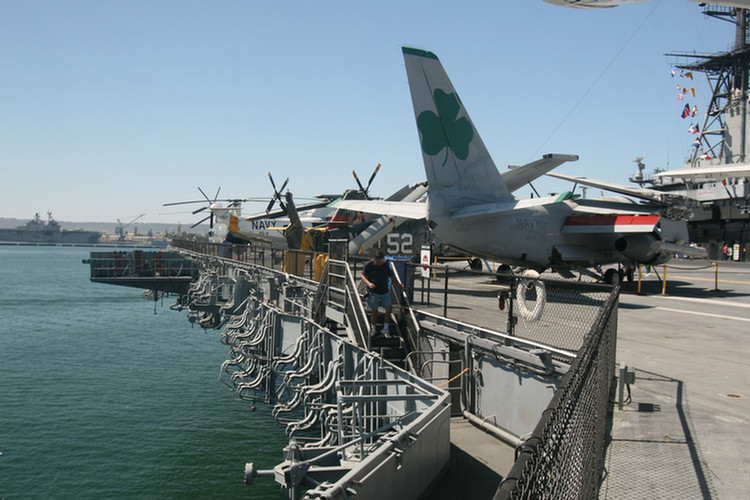 Visiting The Flight Deck Of The USS Midway