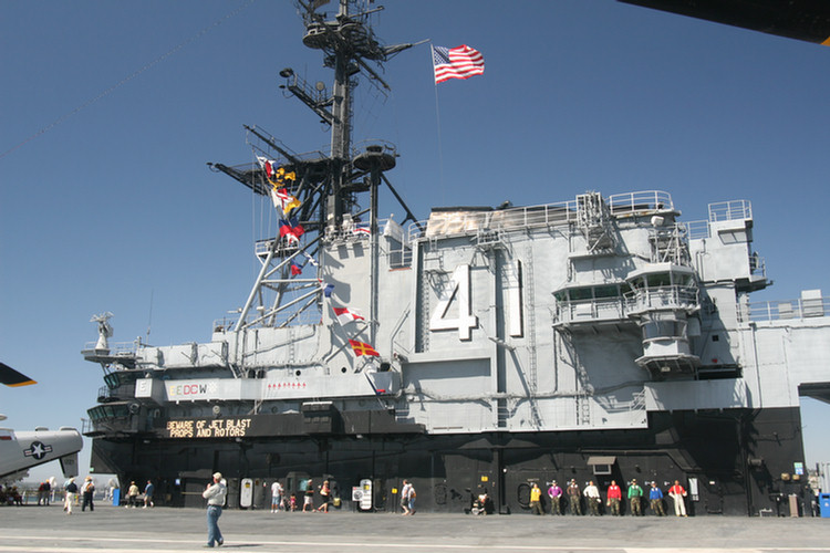 Visiting The Flight Deck Of The USS Midway