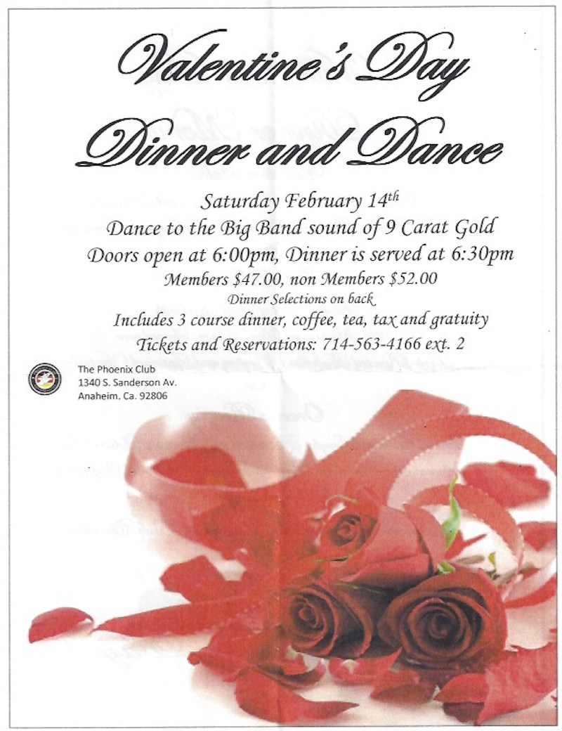 Valentines Day Dance 2015 at the Phoenix Club