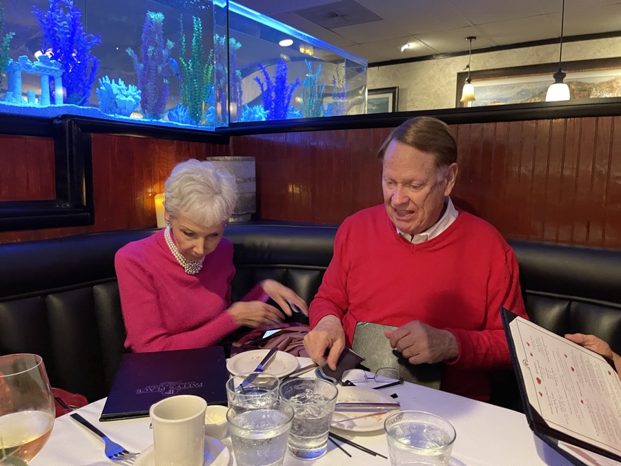 Celebrating Valentine's Day at Patty's Place in Seal Beach