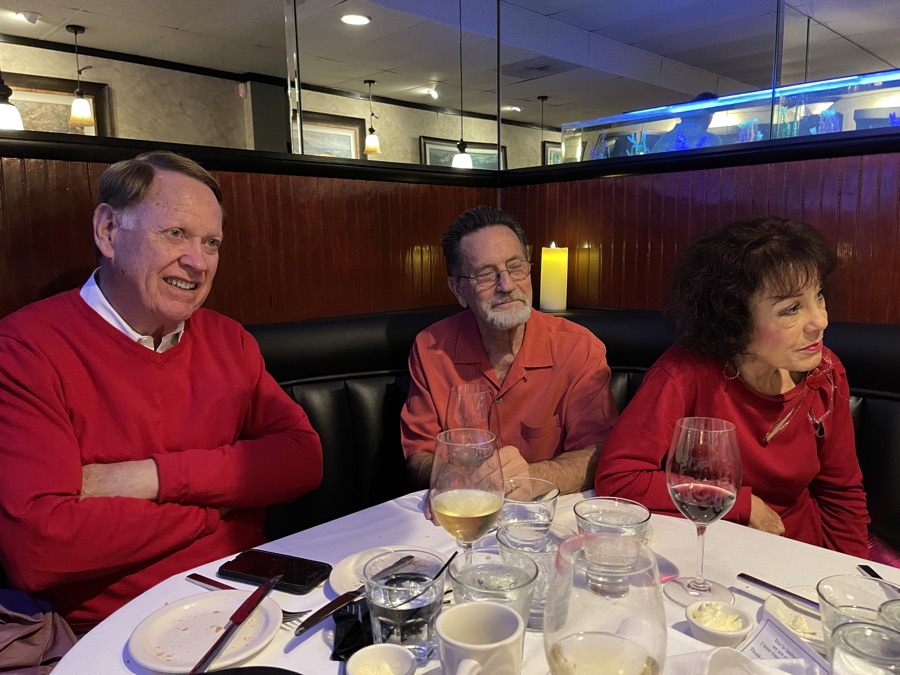 Celebrating Valentine's Day at Patty's Place in Seal Beach