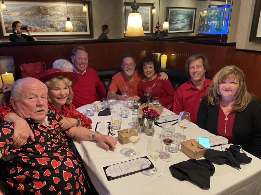 Celebrating Valentine's Day at Patty's Place in Seal Beach