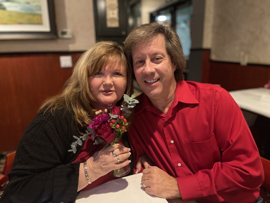 Celebrating Valentine's Day at Patty's Place in Seal Beach