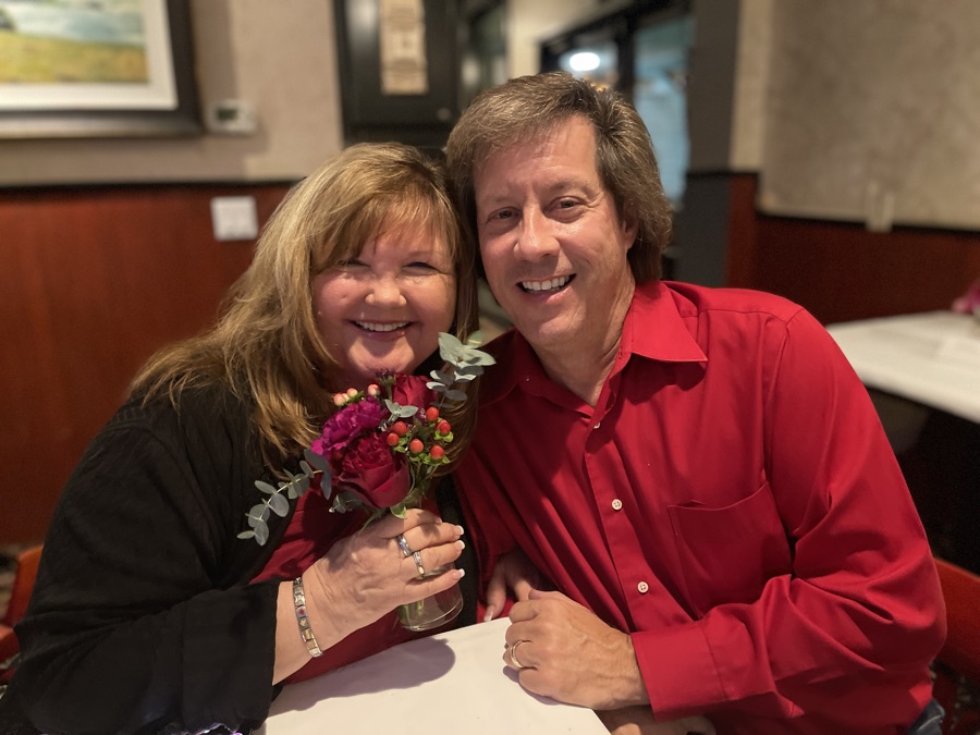 Celebrating Valentine's Day at Patty's Place in Seal Beach