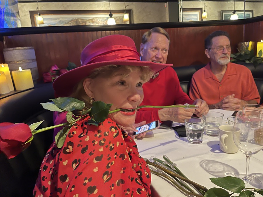 Celebrating Valentine's Day at Patty's Place in Seal Beach