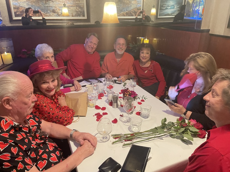 Celebrating Valentine's Day at Patty's Place in Seal Beach