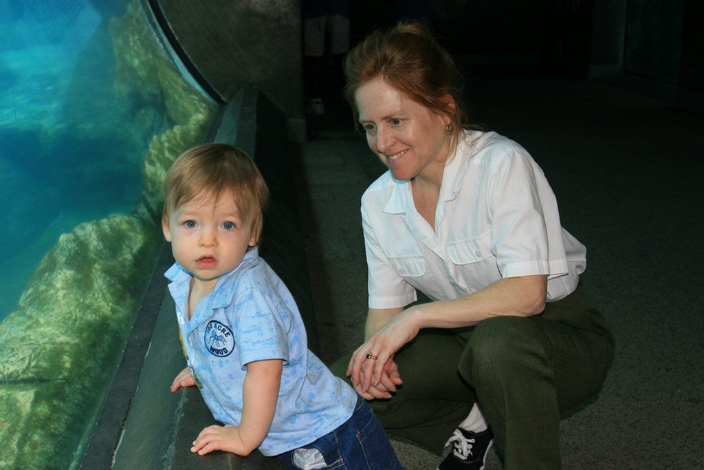 Theo's First Aquarium Visit