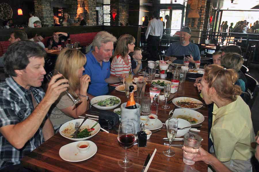 Lunch and the Aquarium with family 9/21/2013