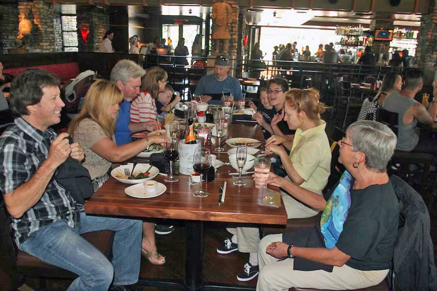 Lunch and the Aquarium with family 9/21/2013