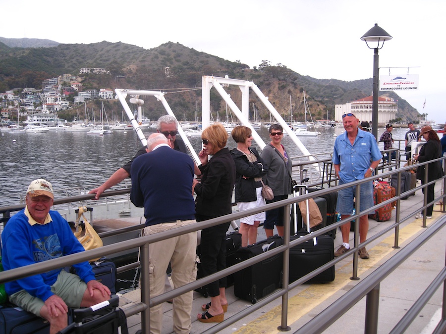 At the dock and ready to go home