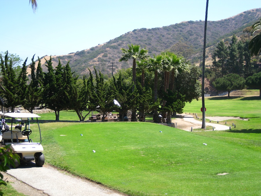 Playing golf Saturday morning during the  Avalon Ball Weenend