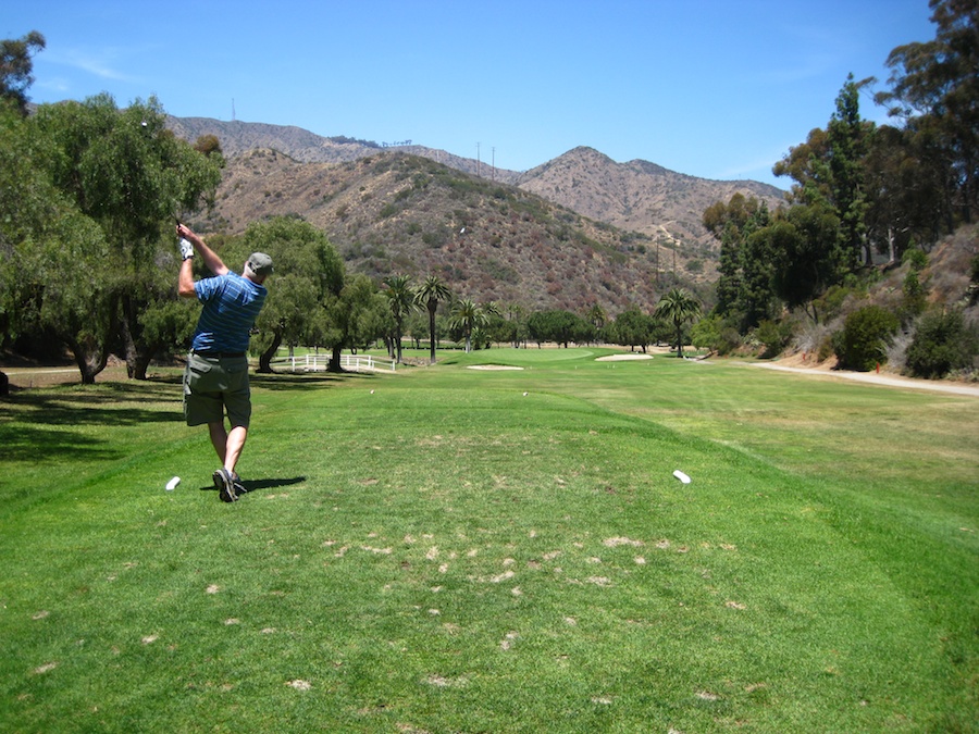 Playing golf Saturday morning during the  Avalon Ball Weenend