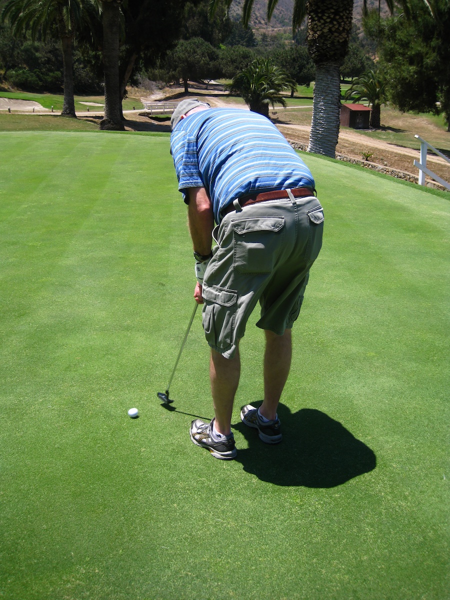 Playing golf Saturday morning during the  Avalon Ball Weenend