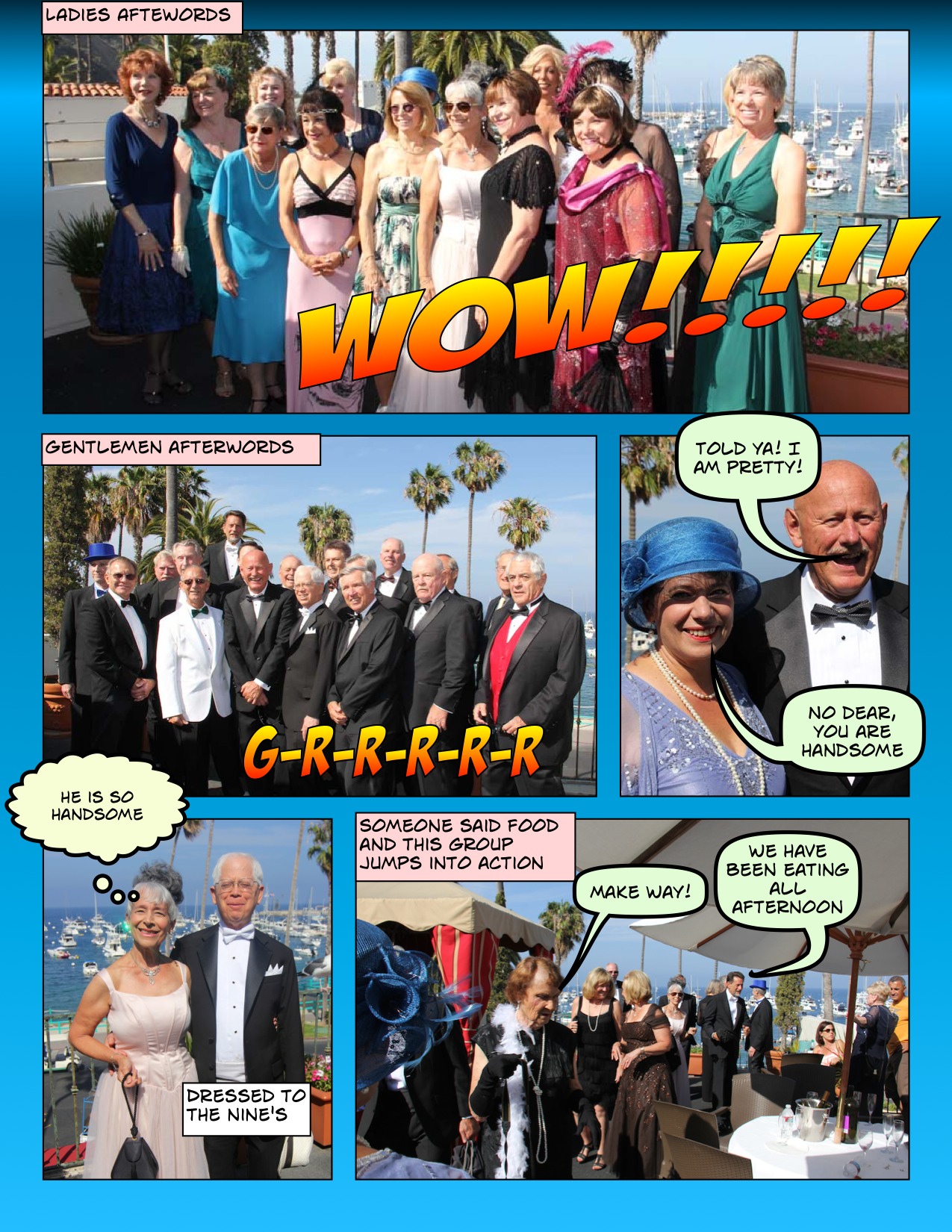 Comical view of the May 2014 Avalon Ball