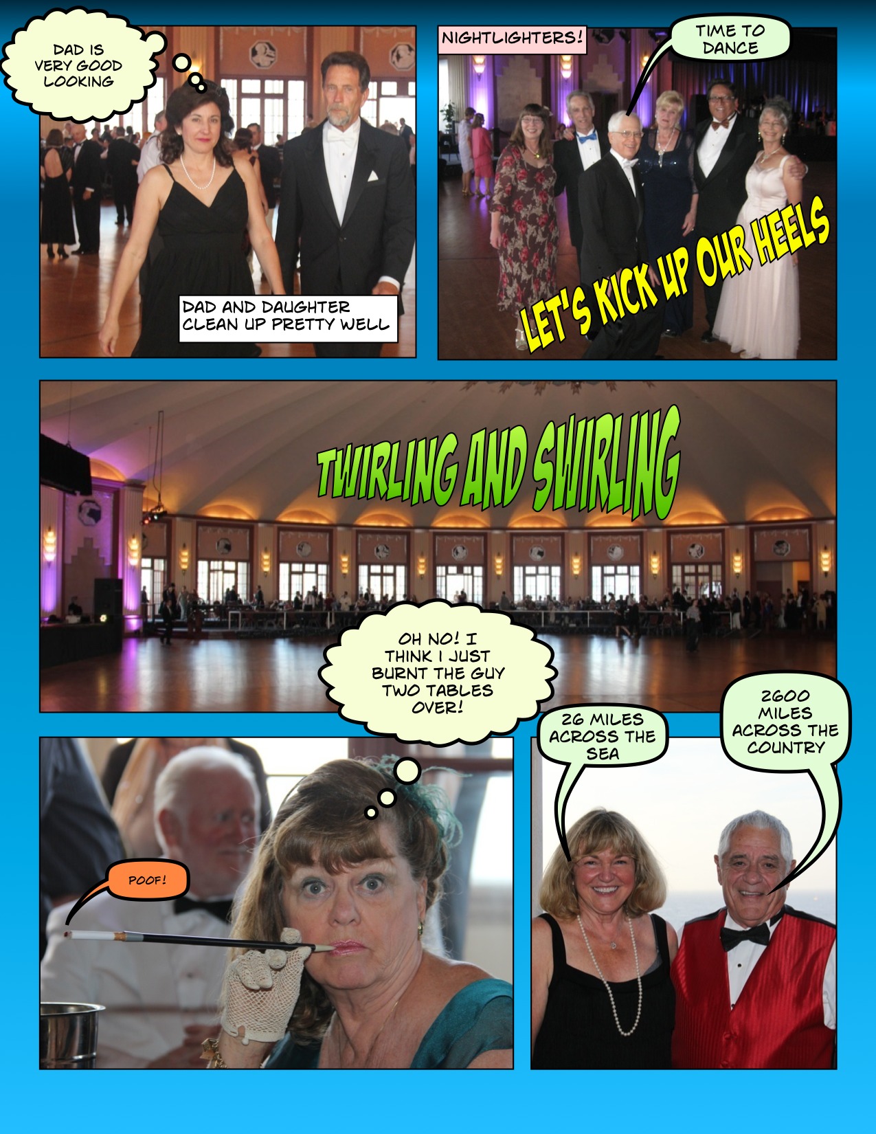 Comical view of the May 2014 Avalon Ball