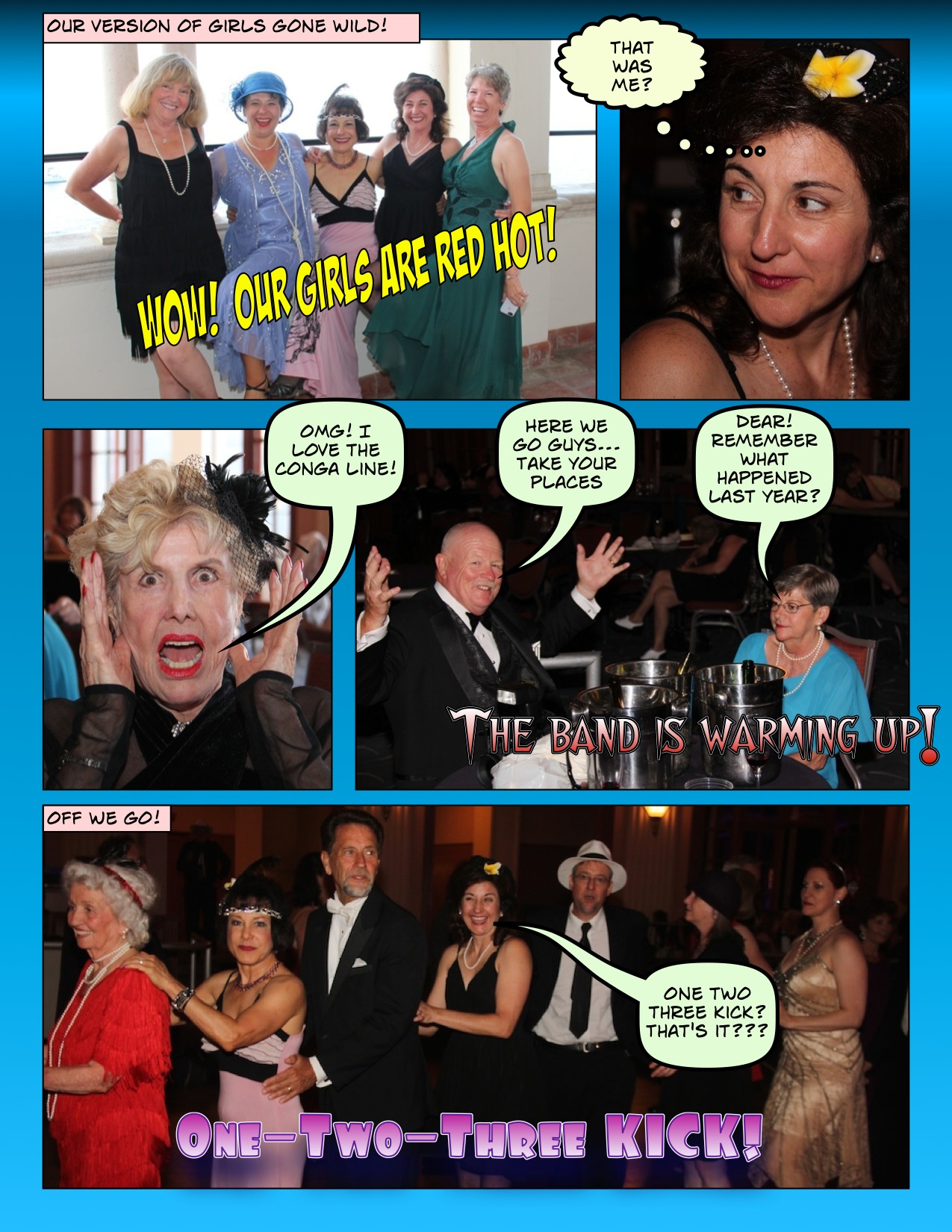 Comical view of the May 2014 Avalon Ball