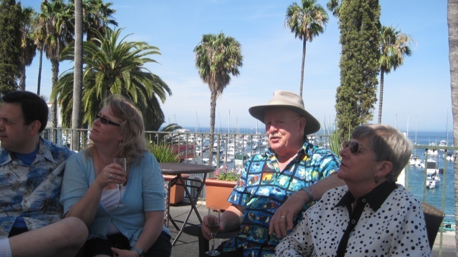 Friday afternoon in Avalon on the sun deck May 2014