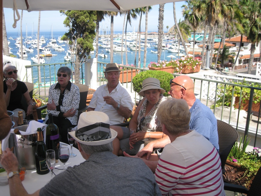 Friday afternoon in Avalon on the sun deck May 2014