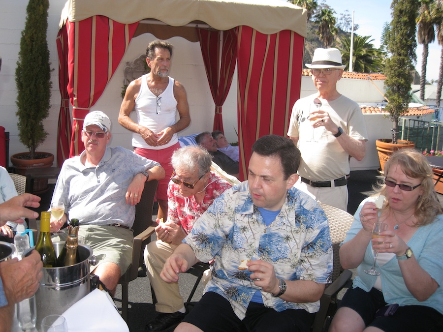 Friday afternoon in Avalon on the sun deck May 2014