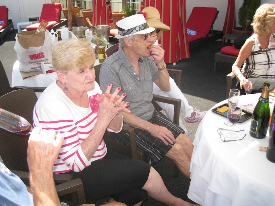 Friday afternoon in Avalon on the sun deck May 2014