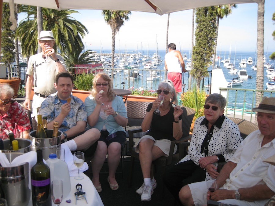 Friday afternoon in Avalon on the sun deck May 2014