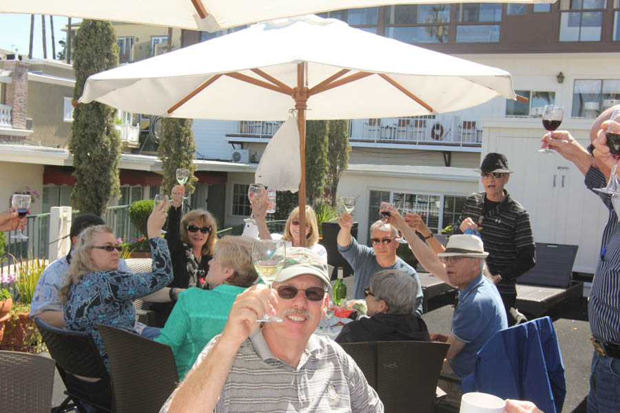 Pre-dinner activities in Avalon on May 15th 2015