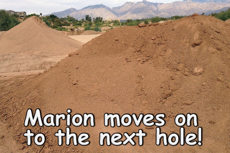 Marion's dirt pile