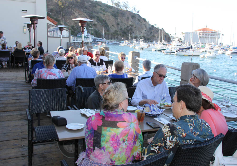 Dining Friday afternoon in Avalon at the Bluewater Grill May 19th 2017