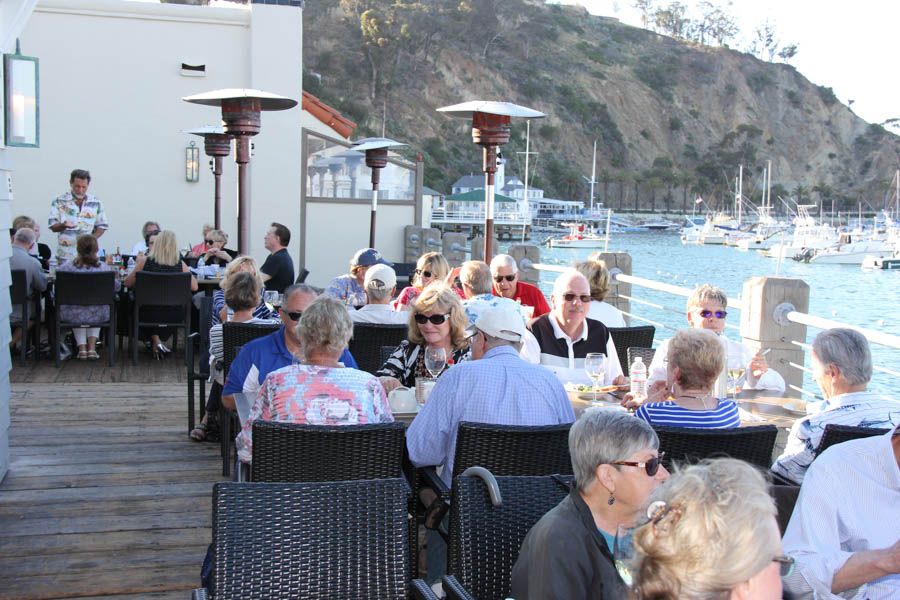 Dining Friday afternoon in Avalon at the Bluewater Grill May 19th 2017