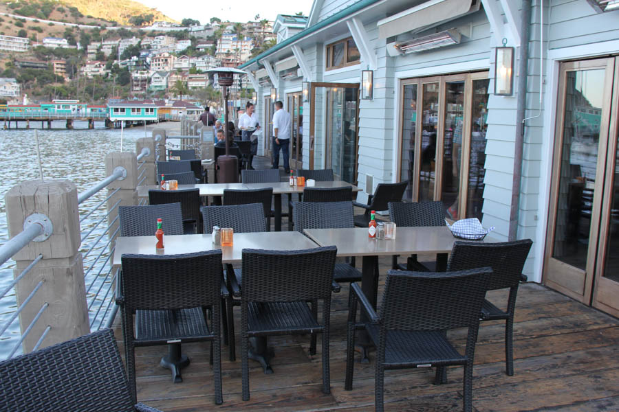 Dining Friday afternoon in Avalon at the Bluewater Grill May 19th 2017