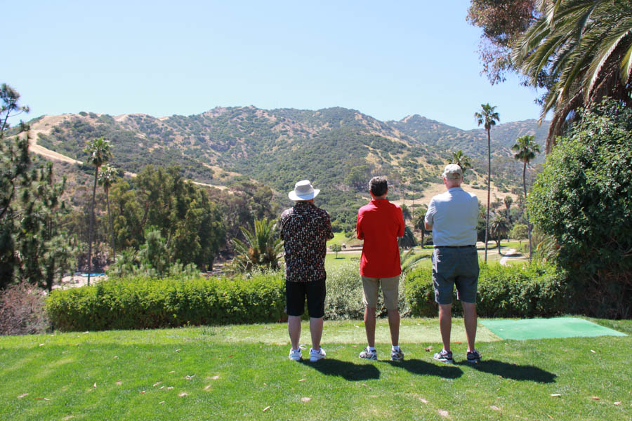 Playing golf in Avalon May 20th 2017