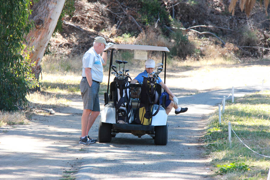 Playing golf in Avalon May 20th 2017