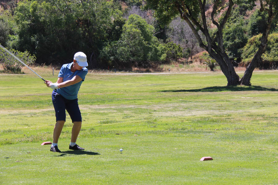 Playing golf in Avalon May 20th 2017