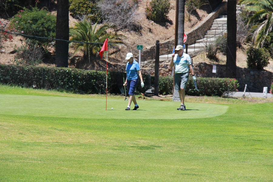 Playing golf in Avalon May 20th 2017