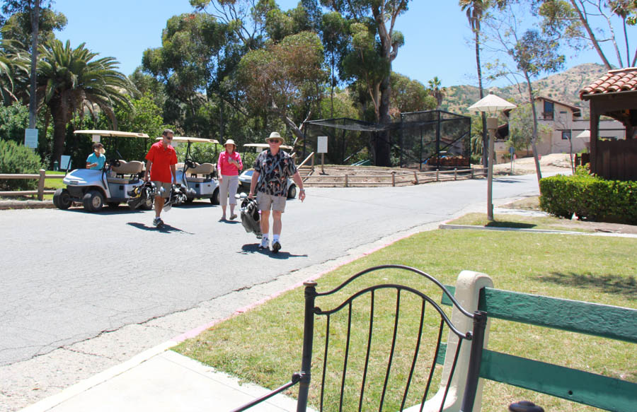 Playing golf in Avalon May 20th 2017