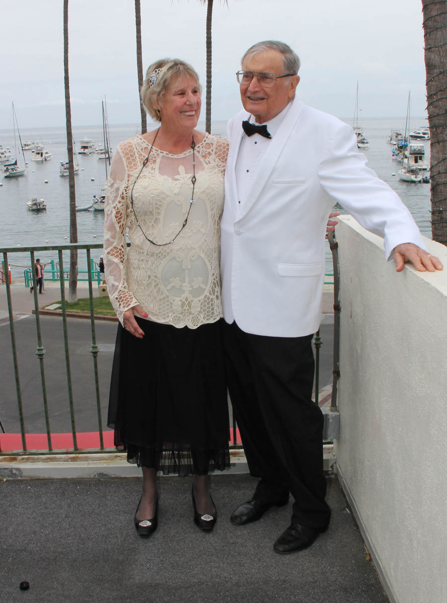 On the patio prior to dinner in Avalon 2018