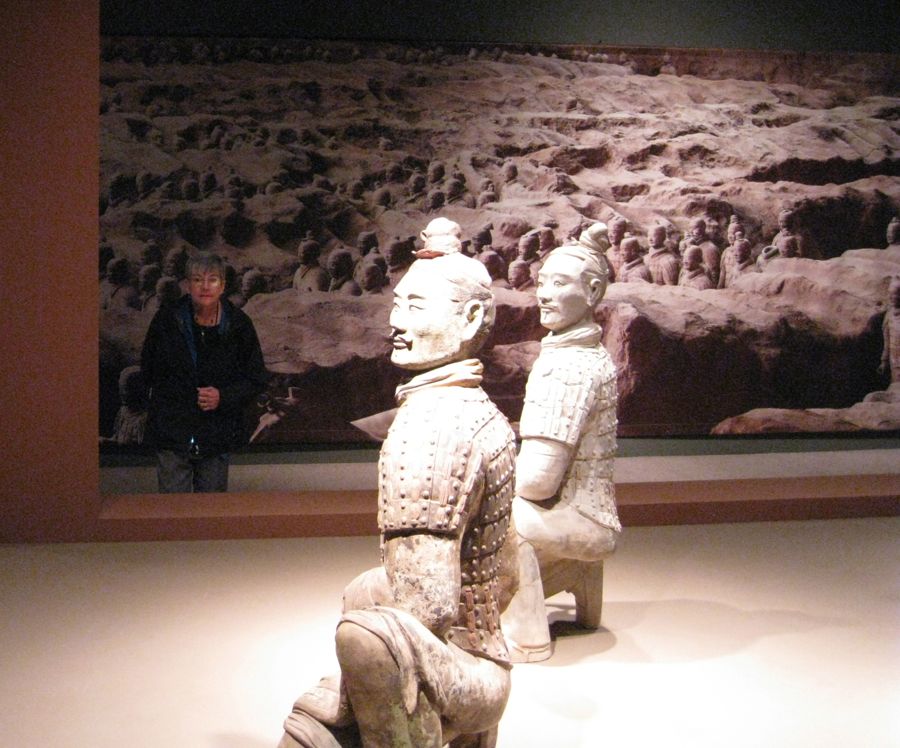 A visit to Bowers to see the Terracotta Army with Bunny November 2011