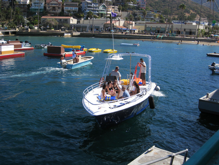 Parasailing at Catalina August 2009