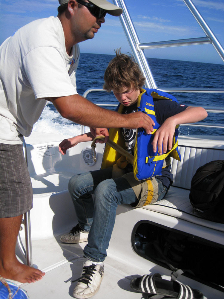 Parasailing at Catalina August 2009