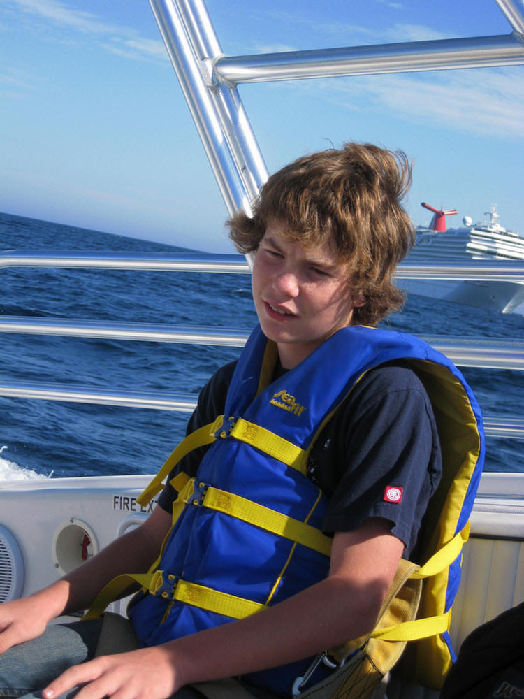 Parasailing at Catalina August 2009