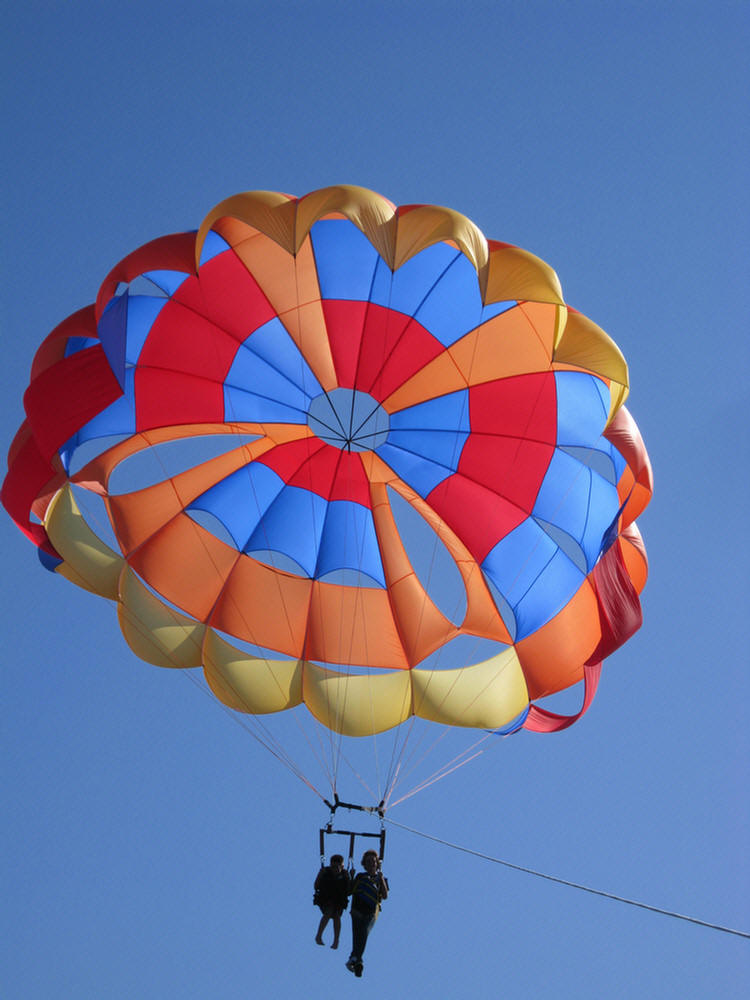 Parasailing at Catalina August 2009