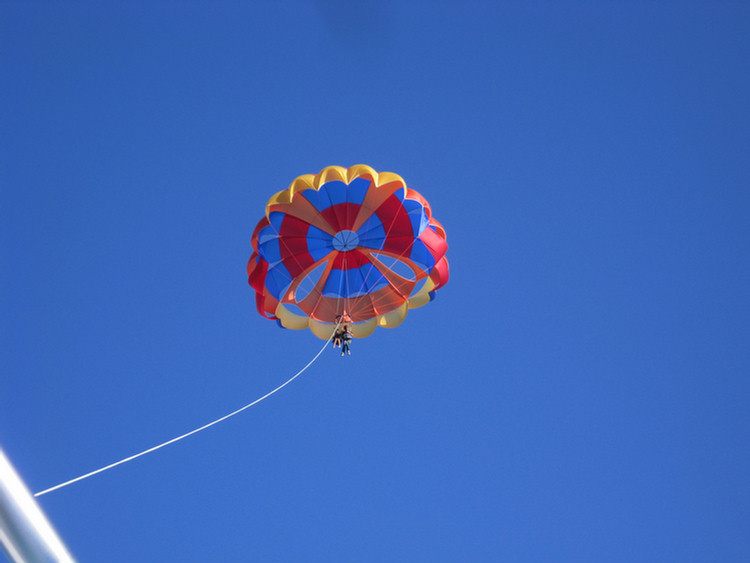 Parasailing at Catalina August 2009