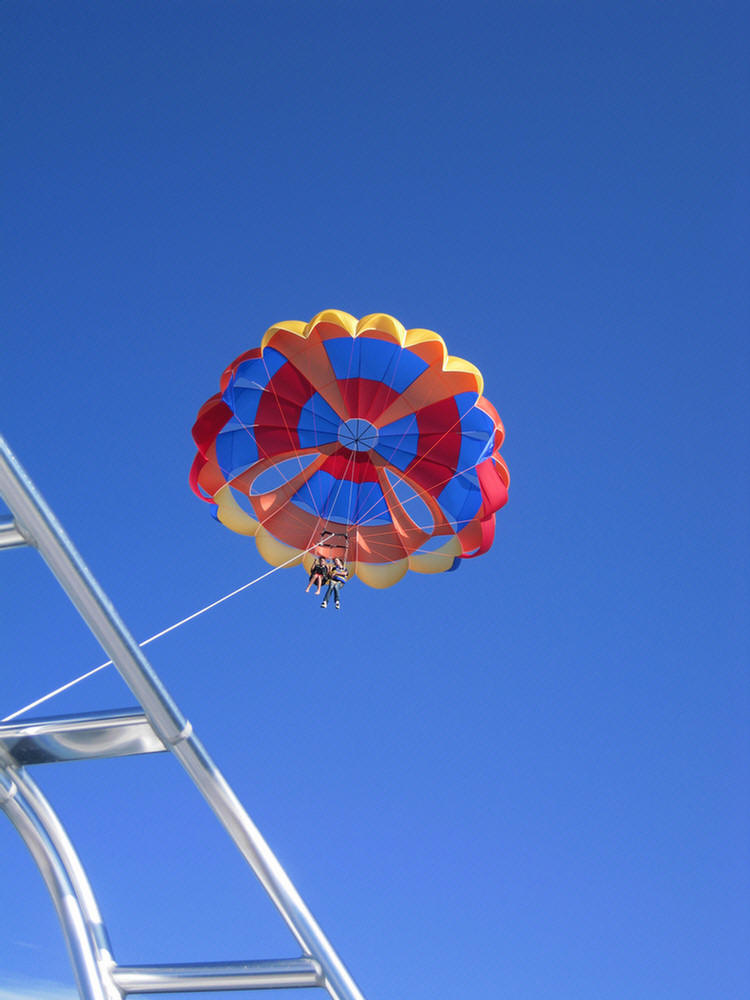 Parasailing at Catalina August 2009