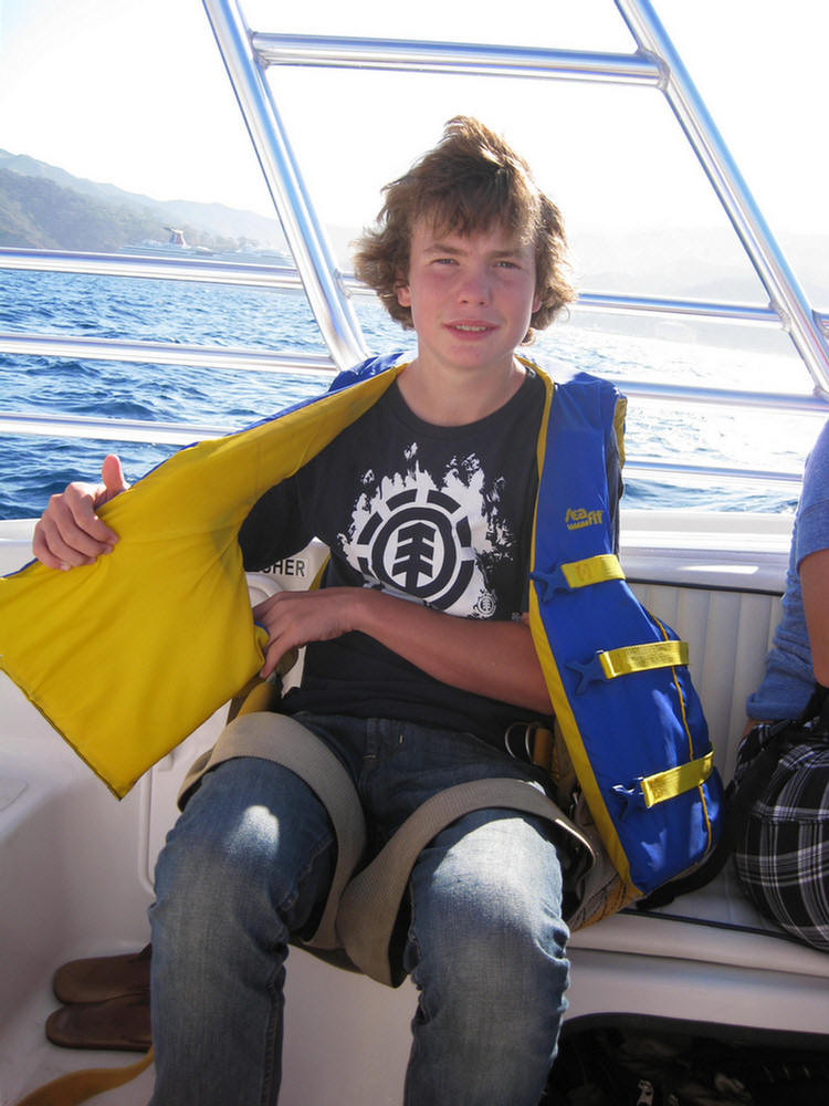 Parasailing at Catalina August 2009