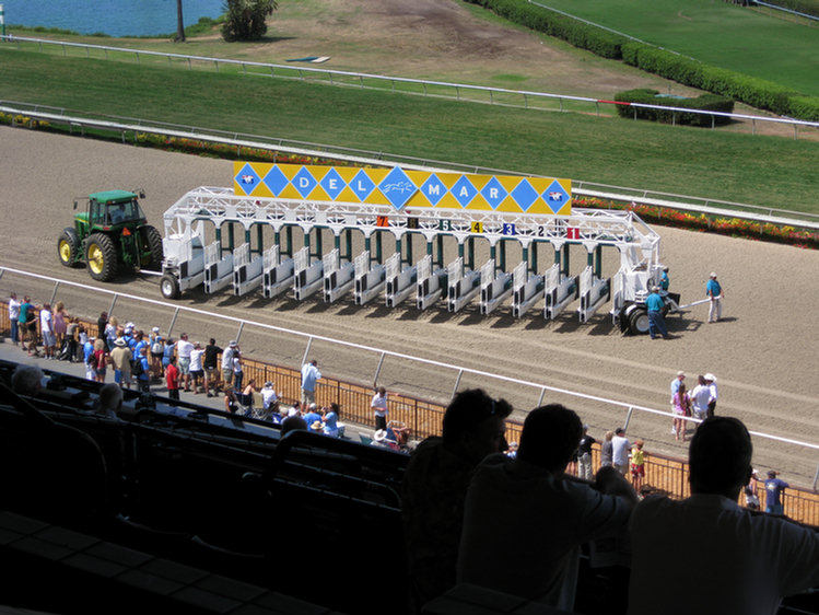 Del Mar Adventure 2008, at the races