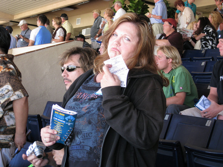 Del Mar Adventure 2008, at the races