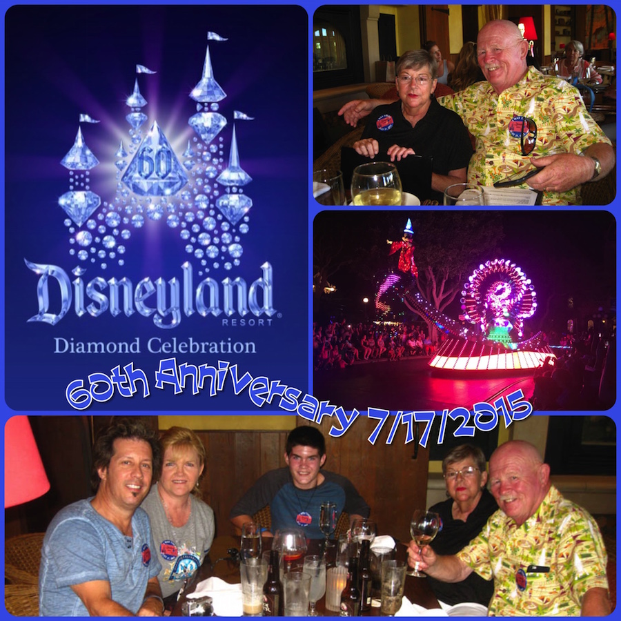 Disneyland of its 60th anniversary 7/17/2015